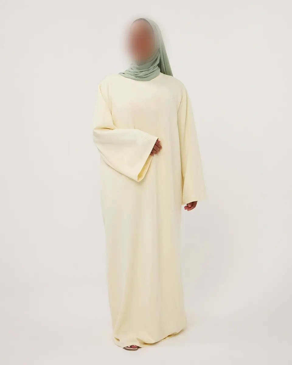SAFFIYA'S JERSEY DRESS BUTTERYELLOW