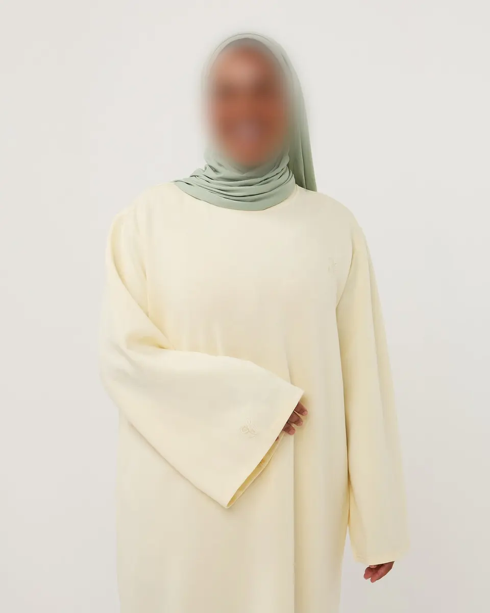 SAFFIYA'S JERSEY DRESS BUTTERYELLOW