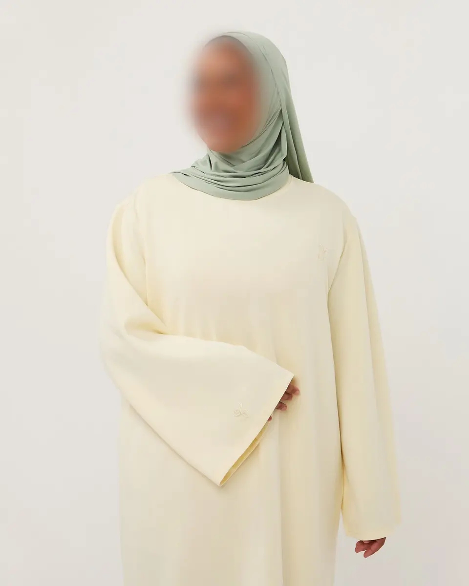 SAFFIYA'S JERSEY DRESS BUTTERYELLOW