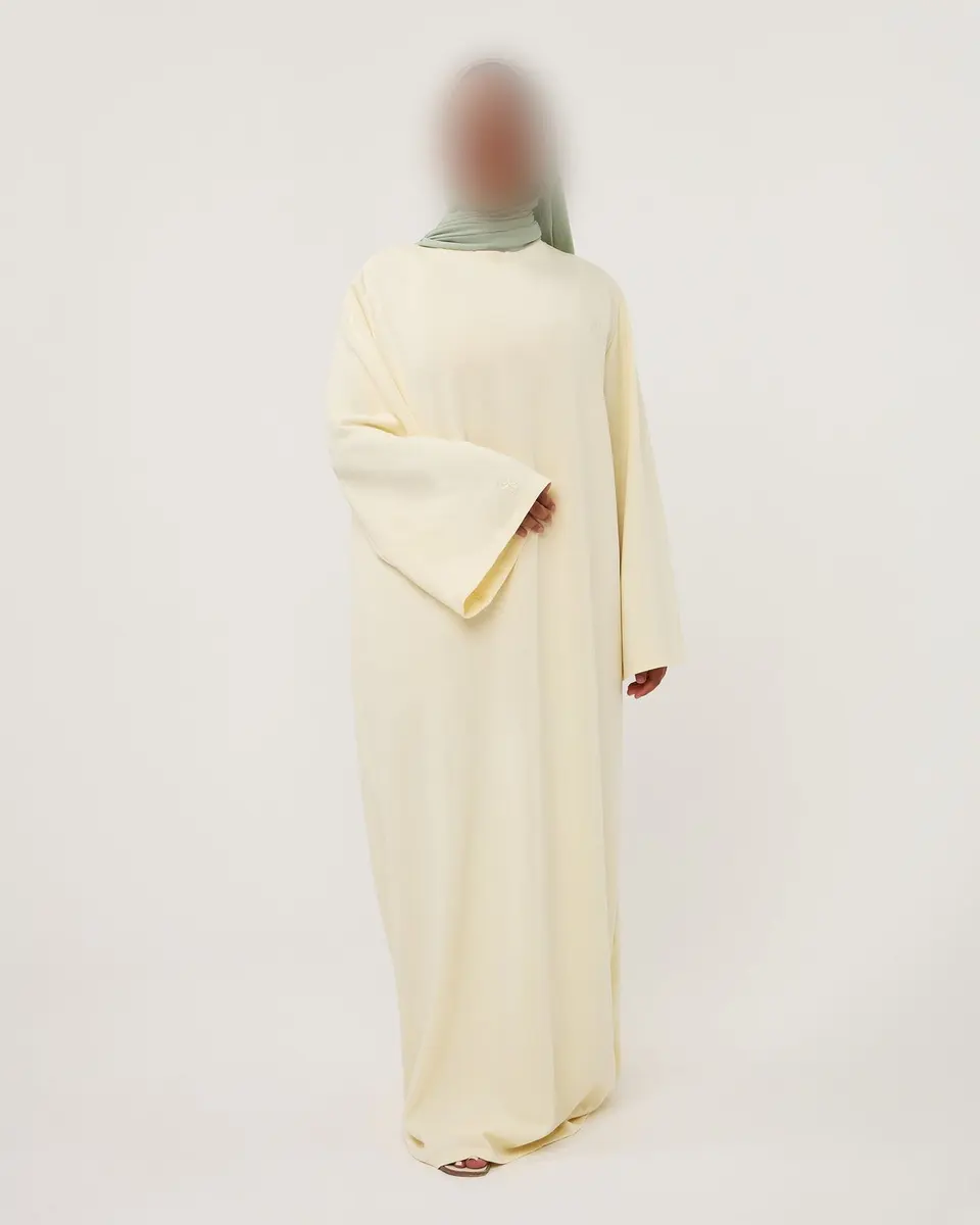 SAFFIYA'S JERSEY DRESS BUTTERYELLOW