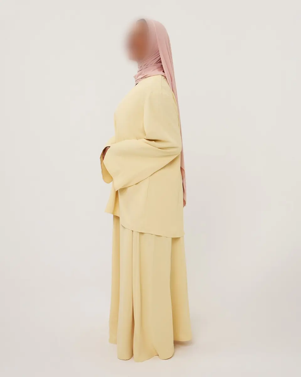 SKIRT SET BUTTERYELLOW