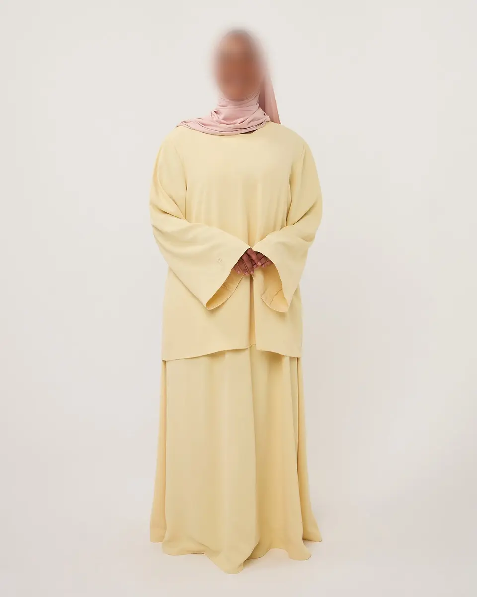 SKIRT SET BUTTERYELLOW