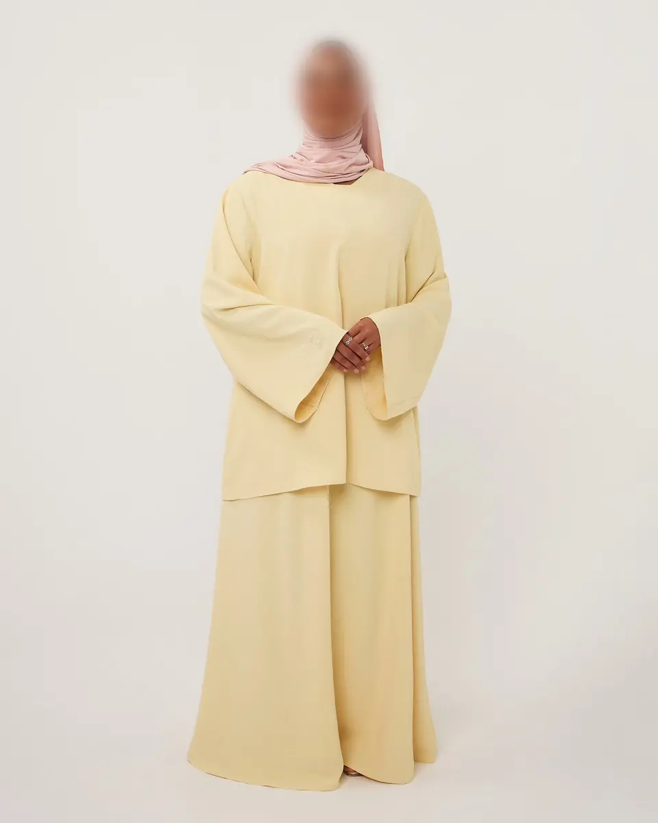 SKIRT SET BUTTERYELLOW