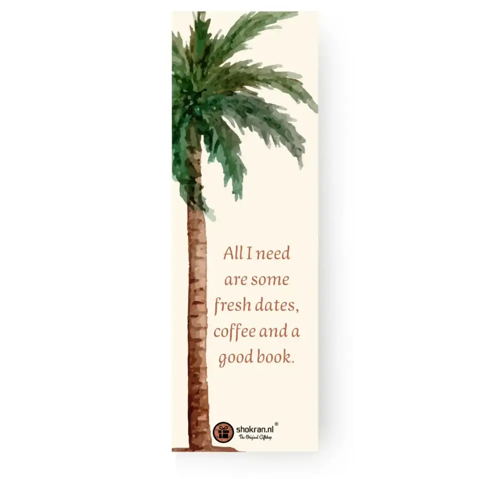 Boekenlegger – Fresh dates, Coffee and a Good Book