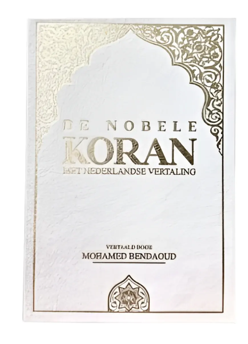 De Nobele Koran met Nederlandse vertaling- Mohamed Bendoud – Wit