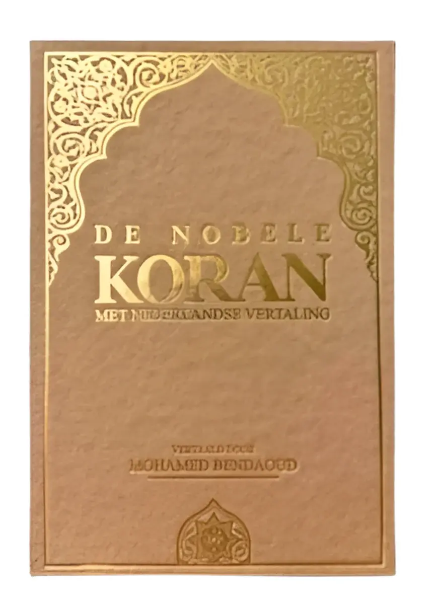 De Nobele Koran met Nederlandse vertaling- Mohamed Bendoud – Beige