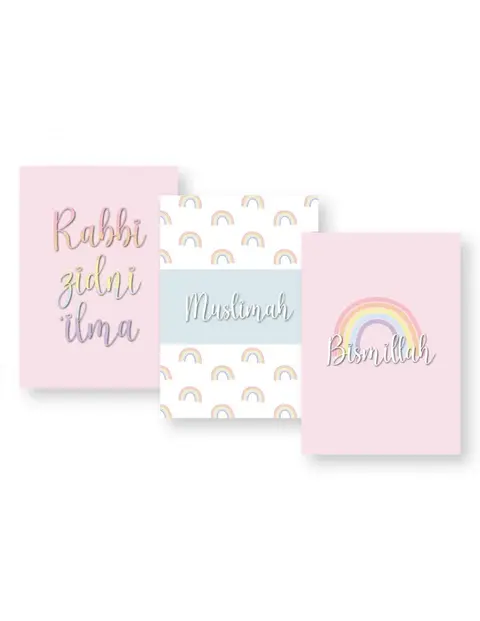 Schriften A4 – Regenboog