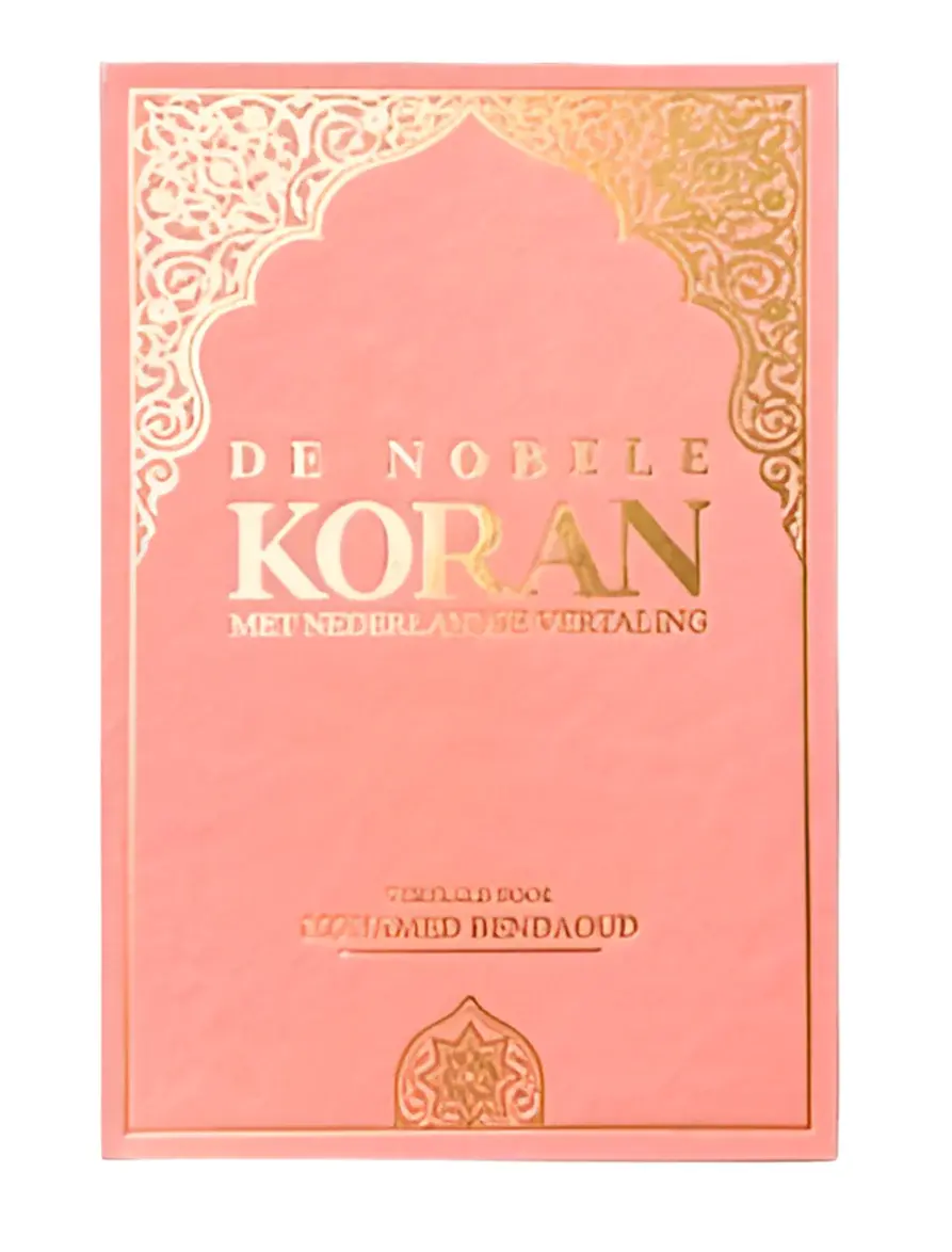 De Nobele Koran met Nederlandse vertaling- Mohamed Bendoud – Roze