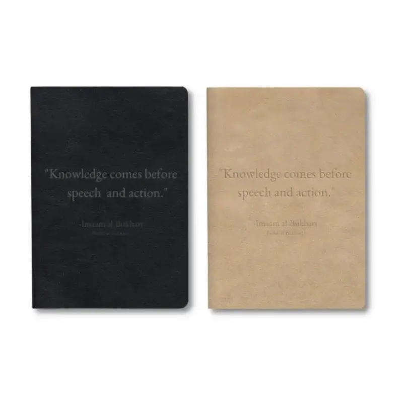 Notitieboek – “Knowledge comes before Speech and Action”