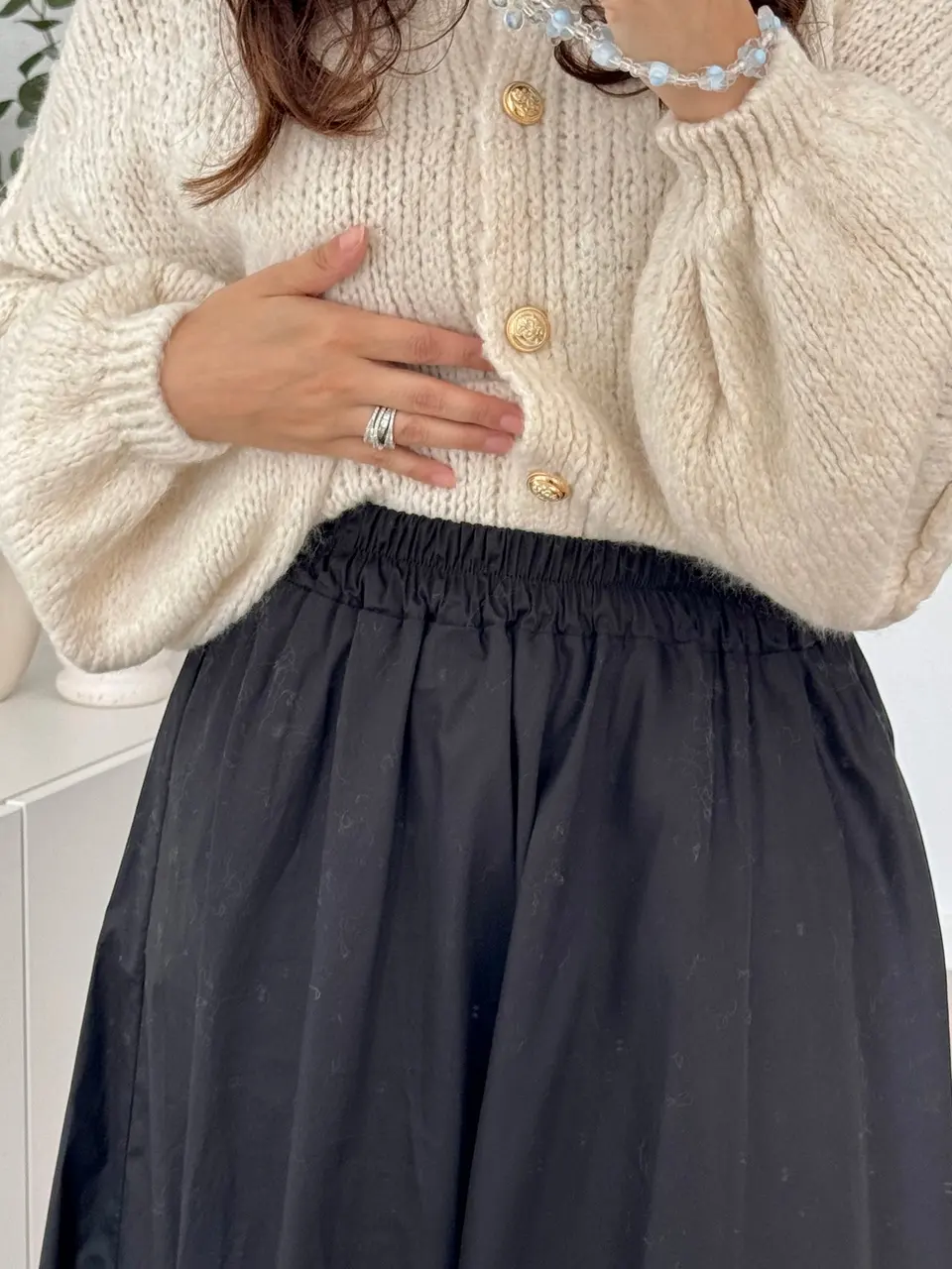 Lumine cotton skirt