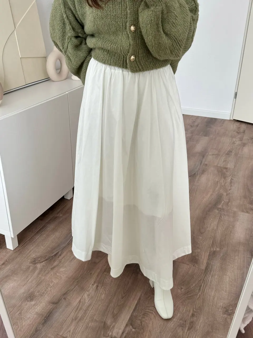 Lumine cotton skirt