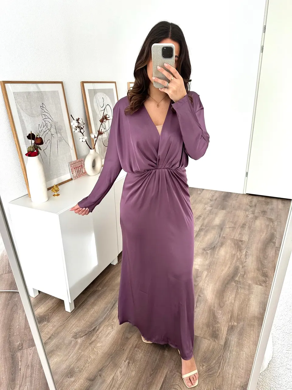 Elenza satin dress