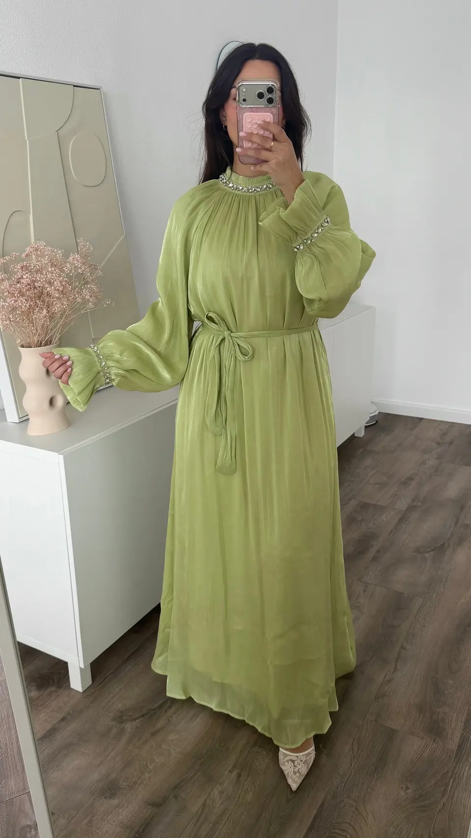 Lina premium dress with rhinestones