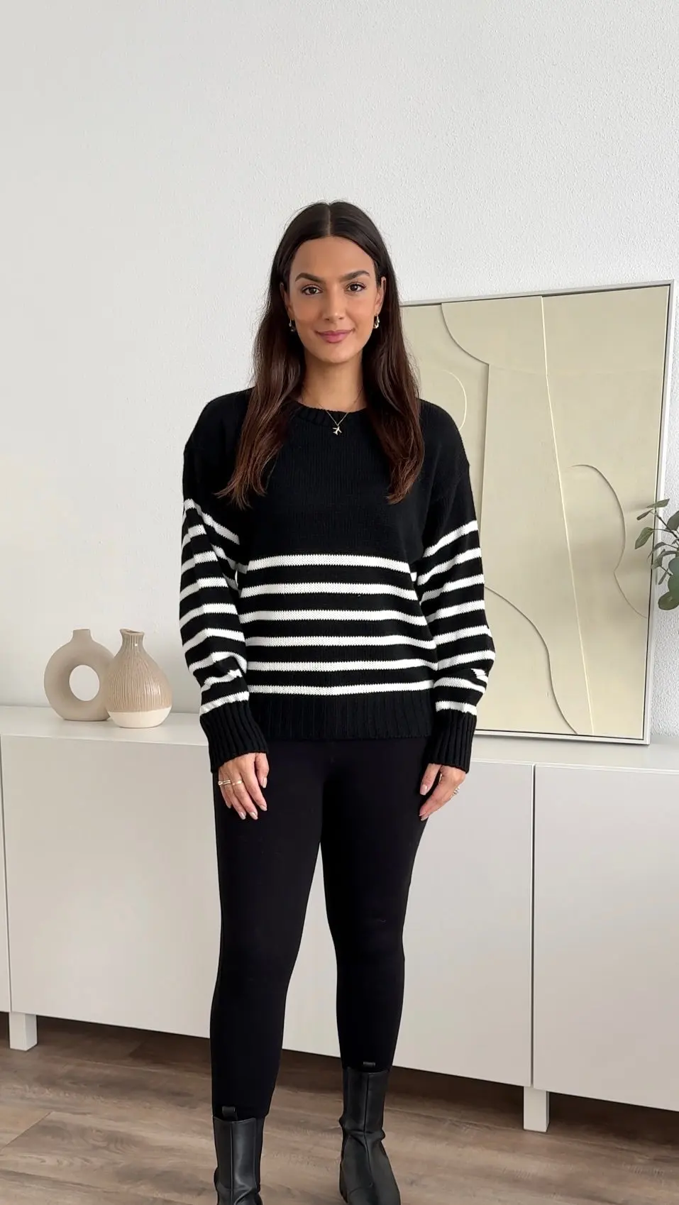 Abby striped pull