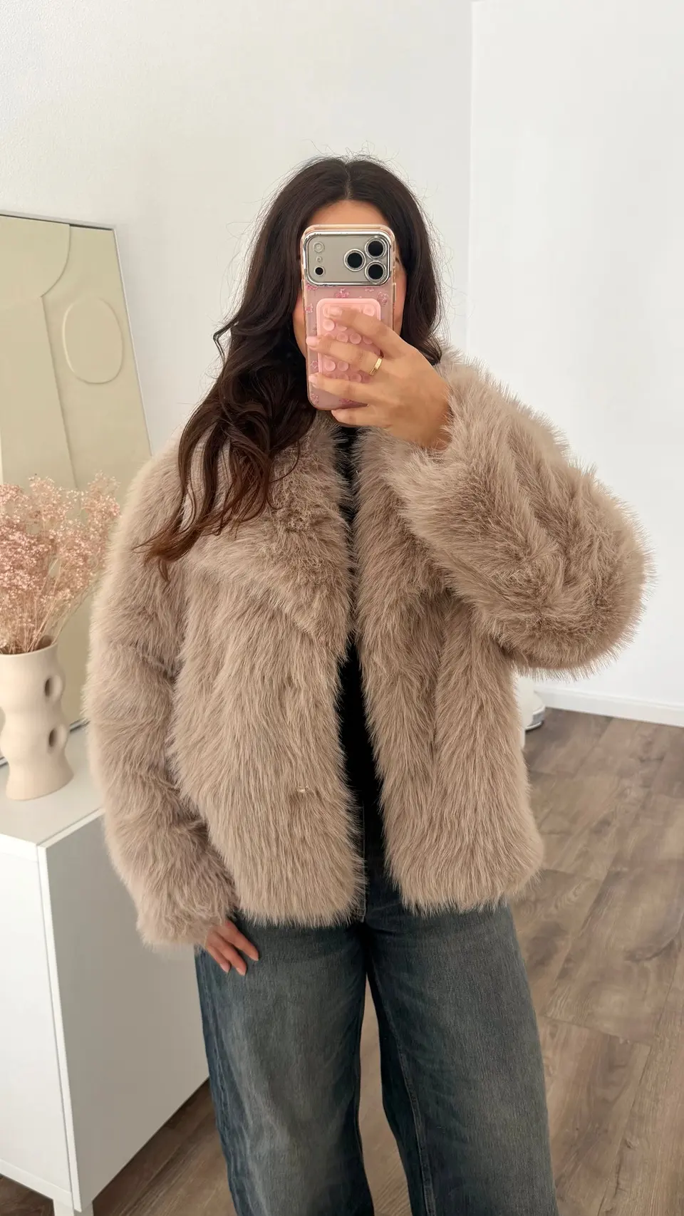 Celina faux fur coat