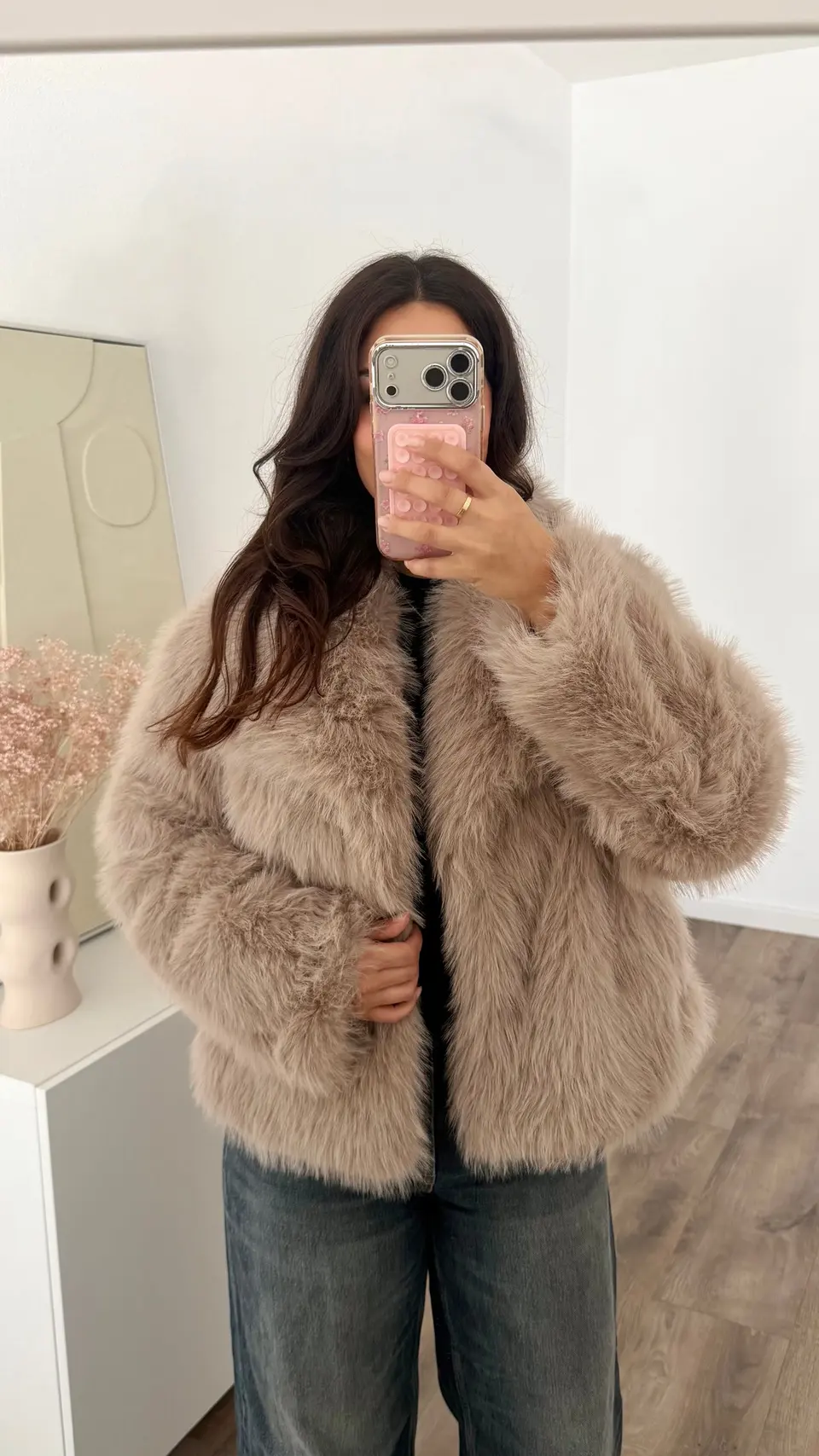 Celina faux fur coat